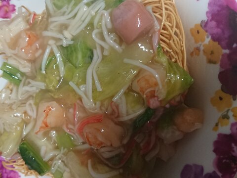 えびあんかけ皿うどん